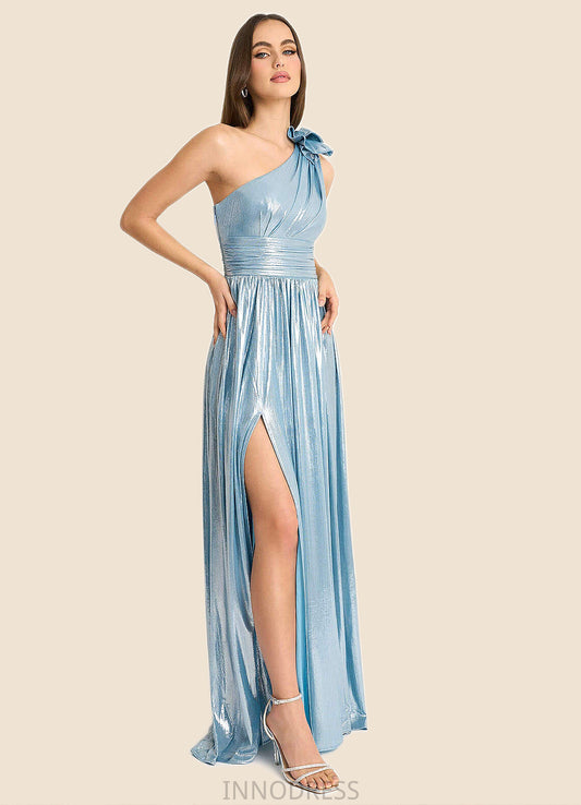 Kara Ivy Aqua Blue Pleated Gown Atelier Dresses | Azazie DPP0022880