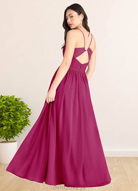 Cierra Tory Hot Pink Pleated Maxi Dress Atelier Dresses | Azazie DPP0022891