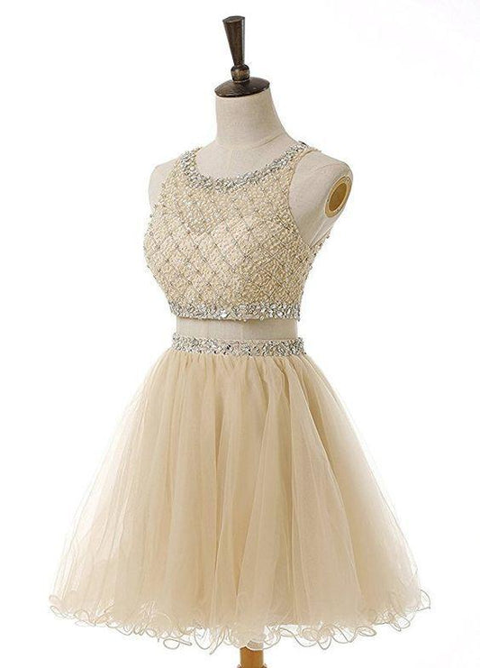 2 Piece Giada Homecoming Dresses Sparkle Sweet 16 Dress