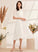 Wedding Dress A-Line Beading Leslie With Wedding Dresses Tea-Length