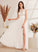 With Shyla A-Line Dress Wedding Split Floor-Length Wedding Dresses Illusion Beading Front
