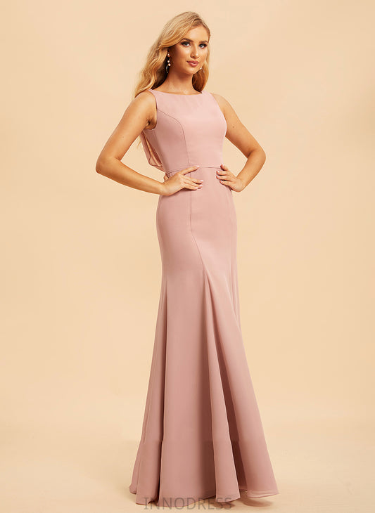 Lace Fabric Floor-Length Silhouette Length Trumpet/Mermaid Neckline ScoopNeck Embellishment Kiara Sleeveless V-Neck Bridesmaid Dresses