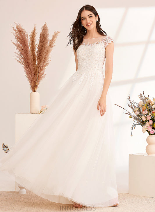 Samantha Wedding Ball-Gown/Princess With Floor-Length Dress Wedding Dresses Lace Illusion