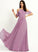 Silhouette Length A-Line Neckline Floor-Length Pockets ScoopNeck Fabric Embellishment Janiah V-Neck A-Line/Princess