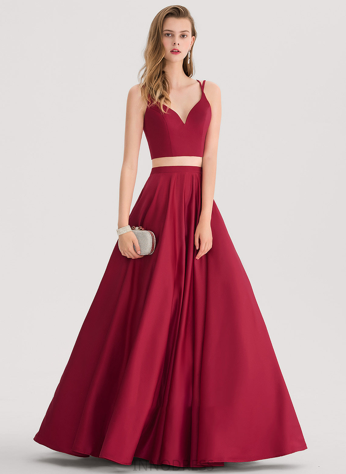 Sweetheart Prom Dresses Floor-Length Ball-Gown/Princess Satin Alma