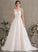 Athena Dress Beading Scoop Ball-Gown/Princess Wedding Dresses Neck Sequins Tulle Wedding Train Court With