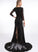 Chiffon V-neck Trumpet/Mermaid Prom Dresses Jazmine With Beading Sweep Train Sequins