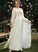 Wedding Dresses Floor-Length Lace Lillie With V-neck Sequins Wedding Front Split Dress A-Line