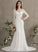 V-neck Trumpet/Mermaid Wedding Train Court Wedding Dresses Isabella Dress Lace
