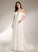 A-Line Wedding Camryn Train Off-the-Shoulder Wedding Dresses Pleated Court Dress With