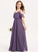 Junior Bridesmaid Dresses Alia Chiffon A-Line Floor-Length V-neck