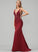 Prom Dresses Sweep Beading Lace Libby Train Sequins Trumpet/Mermaid Satin V-neck With