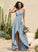 Hadassah A-Line V-neck Asymmetrical Prom Dresses