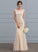 Dress Floor-Length Tulle Wedding Kaylah Scoop Lace Neck Trumpet/Mermaid Wedding Dresses