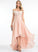 Chiffon Off-the-Shoulder Yadira A-Line Prom Dresses With Sequins Asymmetrical