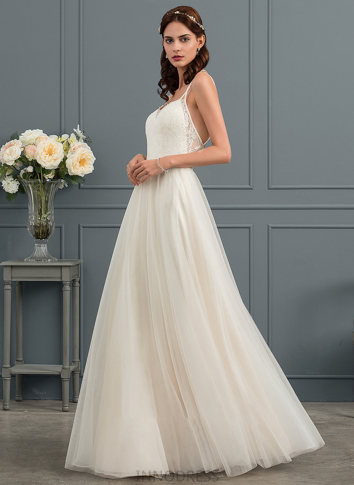 Dress Wedding Sweetheart A-Line Mila Floor-Length Tulle Wedding Dresses