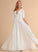 Annabel Dress Sweep Wedding Dresses A-Line Train Chiffon Wedding V-neck