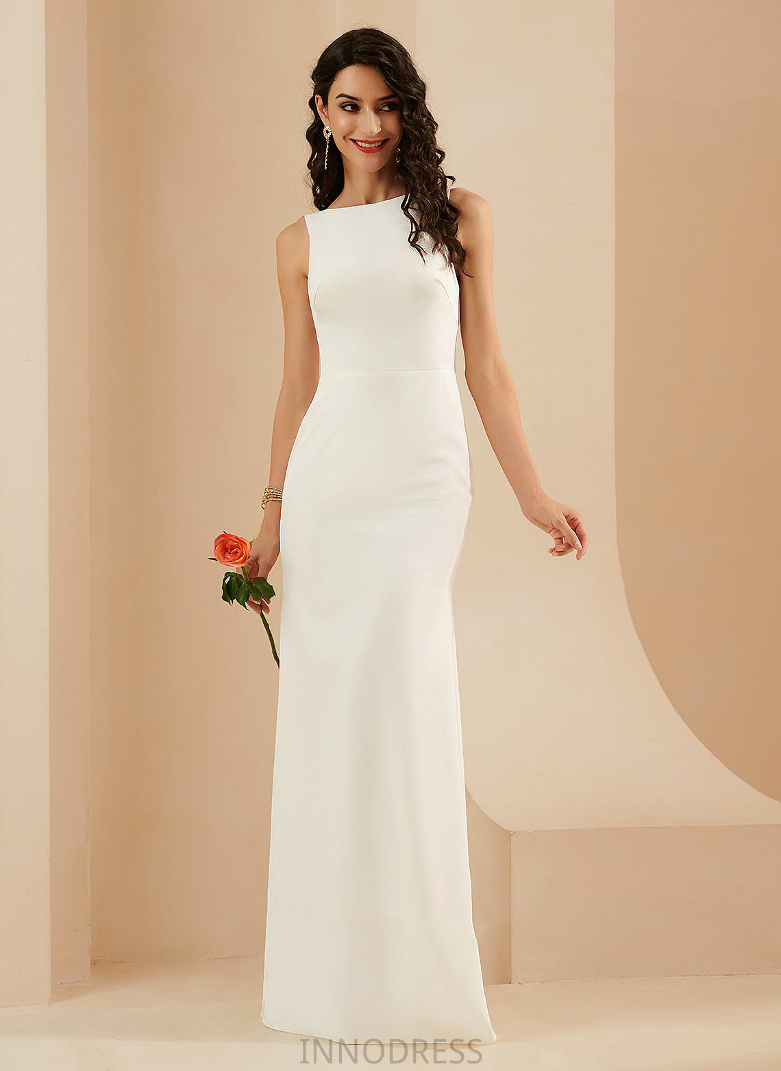 Trumpet/Mermaid Maia Floor-Length Dress Wedding Dresses Wedding