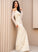 Floor-Length Prom Dresses Madalyn Off-the-Shoulder Trumpet/Mermaid