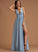 Floor-Length SplitFront A-Line V-neck Length Fabric Silhouette Embellishment Neckline Keira Floor Length A-Line/Princess Bridesmaid Dresses