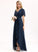 V-neck Silhouette Embellishment Fabric Asymmetrical A-Line Length Neckline Bow(s) Jean Trumpet/Mermaid Natural Waist Bridesmaid Dresses
