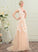 V-neck Wedding Dress Wedding Dresses Aileen A-Line Train Sweep Tulle