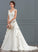 Wedding Wedding Dresses Satin Beading Mavis Dress V-neck Court Train With A-Line