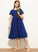 Bow(s) Neck Brittany With Scoop Chiffon Junior Bridesmaid Dresses Knee-Length A-Line