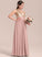 With Floor-Length Junior Bridesmaid Dresses One-Shoulder Baylee Ruffle A-Line Chiffon