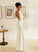 Floor-Length Sabrina Scoop Dress Trumpet/Mermaid Wedding Dresses Wedding Neck