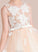 With Tulle Neck Janiah Floor-Length Flower(s) Ball-Gown/Princess Scoop Bow(s) Junior Bridesmaid Dresses