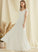 With Wedding Dresses Tatiana Floor-Length Ruffle Chiffon A-Line V-neck Wedding Dress