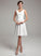 Neckline A-Line Length Fabric Silhouette V-neck Sequins Knee-Length Ruffle Beading Embellishment Alivia
