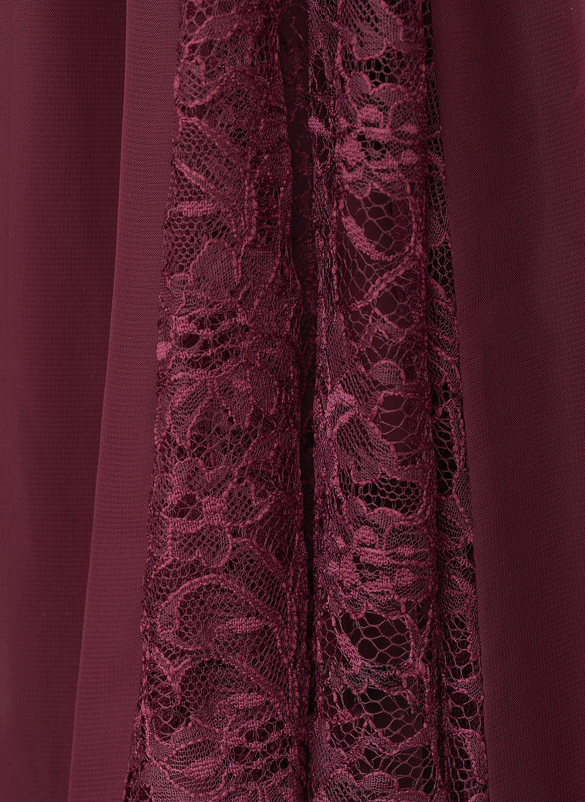 Lace Fabric Neckline Floor-Length Straps V-neck Silhouette A-Line Length Krista Scoop Natural Waist
