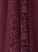 Lace Fabric Neckline Floor-Length Straps V-neck Silhouette A-Line Length Krista Scoop Natural Waist