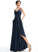 Embellishment Silhouette Fabric Neckline SplitFront A-Line Pockets Floor-Length V-neck Length Monica Floor Length