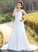 Court Wedding Chiffon Sequins Dress Wedding Dresses Beading Jayla A-Line Train V-neck Lace With