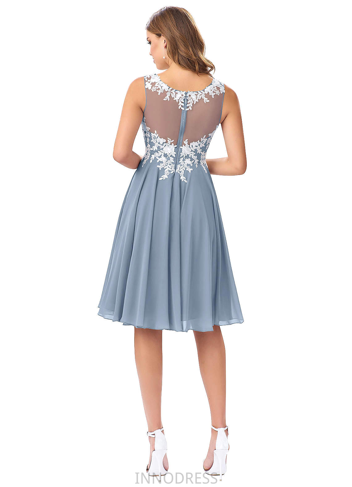 Hana Floor Length A-Line/Princess Sleeveless Spaghetti Staps Natural Waist Bridesmaid Dresses