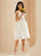 A-Line Sequins With Knee-Length V-neck Wedding Dresses Wedding Lace Liana Dress