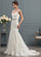 Sweetheart Sweep Tulle Wedding Trumpet/Mermaid Dress Train Bridget Wedding Dresses