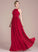 Fabric Silhouette A-Line Floor-Length ScoopNeck Neckline Length Embellishment Ruffle Helena Natural Waist A-Line/Princess