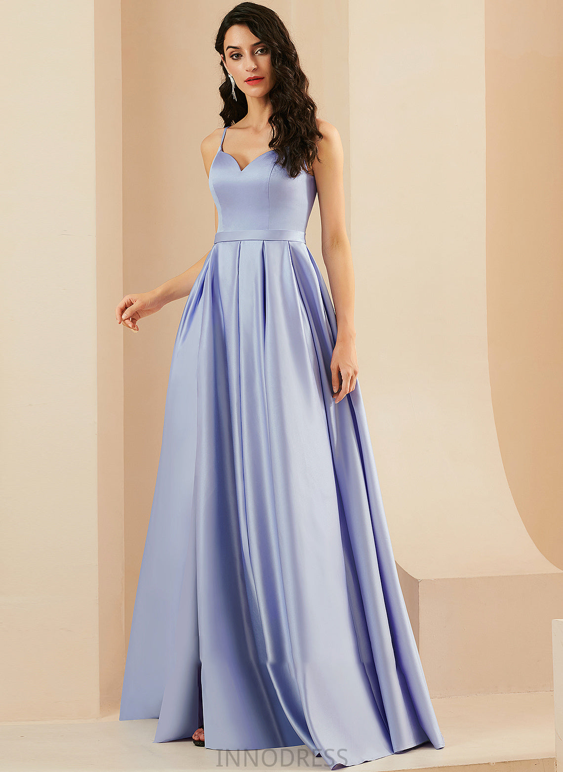 With Split Prom Dresses Front Brooklynn Ball-Gown/Princess Floor-Length Pockets Satin Sweetheart