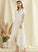 Laney Dress V-neck Asymmetrical Chiffon A-Line Wedding Dresses Wedding
