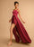 Prom Dresses Square Floor-Length Neckline Satin Paloma A-Line