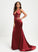 Sweep Satin With Prom Dresses Trumpet/Mermaid Pleated V-neck Blanche Train