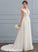 Chiffon Court Wedding Dresses Train V-neck A-Line Lyric Dress Wedding