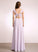 SquareNeckline Silhouette Fabric Ruffle Neckline Length A-Line Embellishment Floor-Length Lorena Natural Waist Off The Shoulder