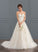 With Tulle Julie Beading Sweetheart Wedding Wedding Dresses Dress Court Ball-Gown/Princess Ruffle Train