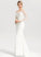 Train Dress Sweep V-neck Eliza Crepe Sequins Wedding Beading With Stretch Trumpet/Mermaid Wedding Dresses