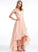 Chiffon Off-the-Shoulder Yadira A-Line Prom Dresses With Sequins Asymmetrical